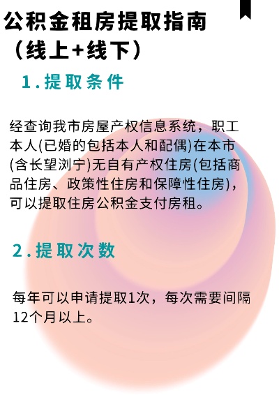 公积金租房取现政策解读及操作指南