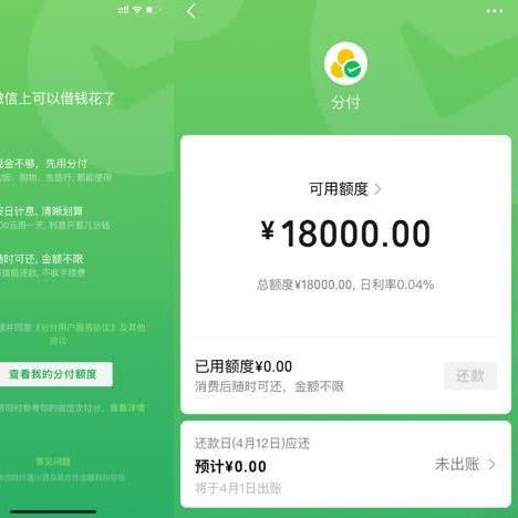 微信分付自己可以套出来吗？