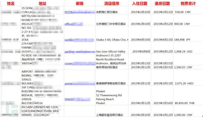 酒店住宿记录查询方法与安全性分析，保护隐私从我做起