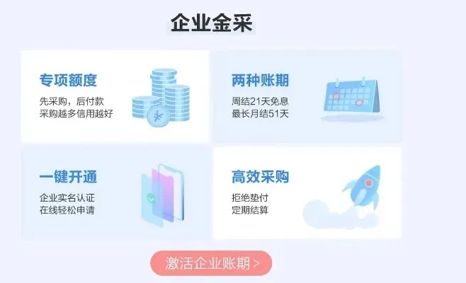 京东企业金采自己可以套出来吗？