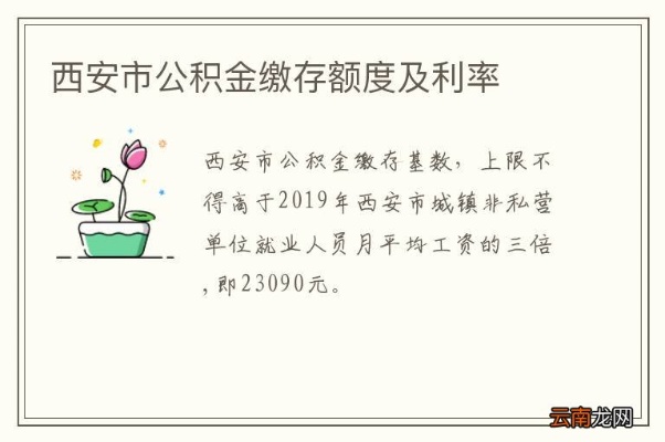 西安市公积金贷款取现利率详解及影响分析